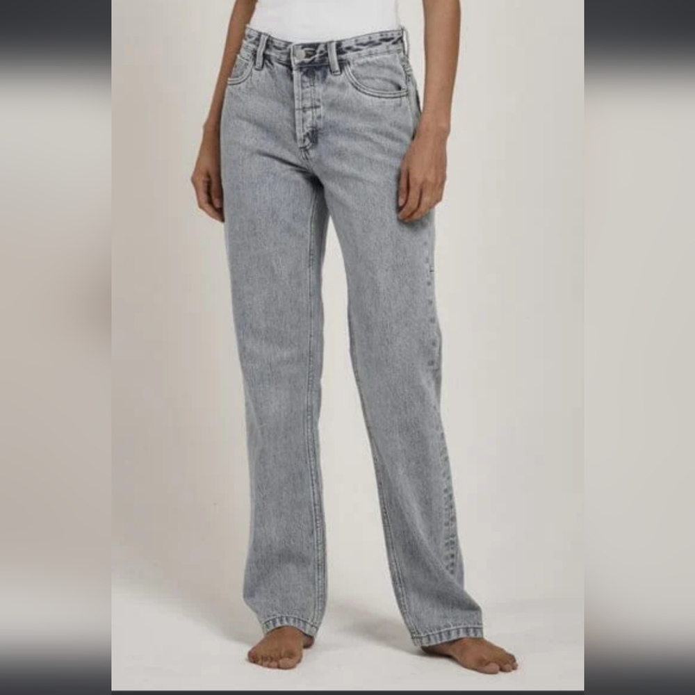 Thrills Rachel Mid Straight Jean - Garage Blue